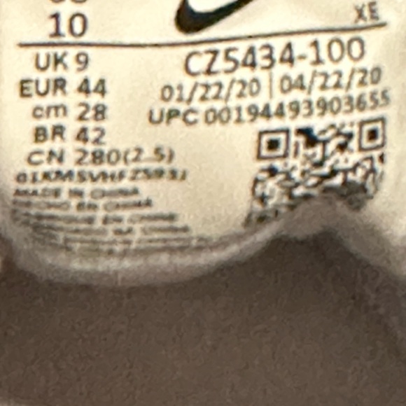 Nike Air Zoom Pegasus 37 Denver Broncos 10.0 CZ5434-100 - Picture 4 of 7